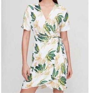 Babaton Wallace dress in tropical floral print